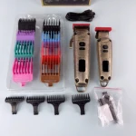 VGR V-643 – Tondeuse professionnelle cheveux & barbe sans fil USB (kit 2 en 1) dégradé + traçage double tondeuse Tondeuse professionnelle