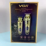 VGR V-643 – Tondeuse professionnelle cheveux & barbe sans fil USB (kit 2 en 1) dégradé + traçage double tondeuse Tondeuse professionnelle