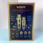 VGR V-643 – Tondeuse professionnelle cheveux & barbe sans fil USB (kit 2 en 1) dégradé + traçage double tondeuse Tondeuse professionnelle