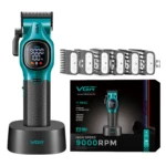 VGR V-886C tondeuse pro sans fil batterie 3200 mAh affichage LED tondeuse vgr