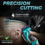 VGR V-886C tondeuse pro sans fil batterie 3200 mAh affichage LED tondeuse vgr