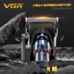 VGR V-937 – Tondeuse professionnelle avec bras levier tondeuse dégradé – cheveux & barbe rechargeable batterie 2000 mAh