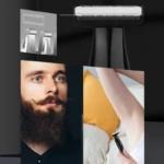 Kemei KM‑114 – Tondeuse Électrique Rechargeable 3‑en‑1 USB, Étanche IPX5, Lames Acier