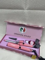 ENZO EN-3886 Lisseur et Boucleur 2 en 1 Plaques Céramiques Rose