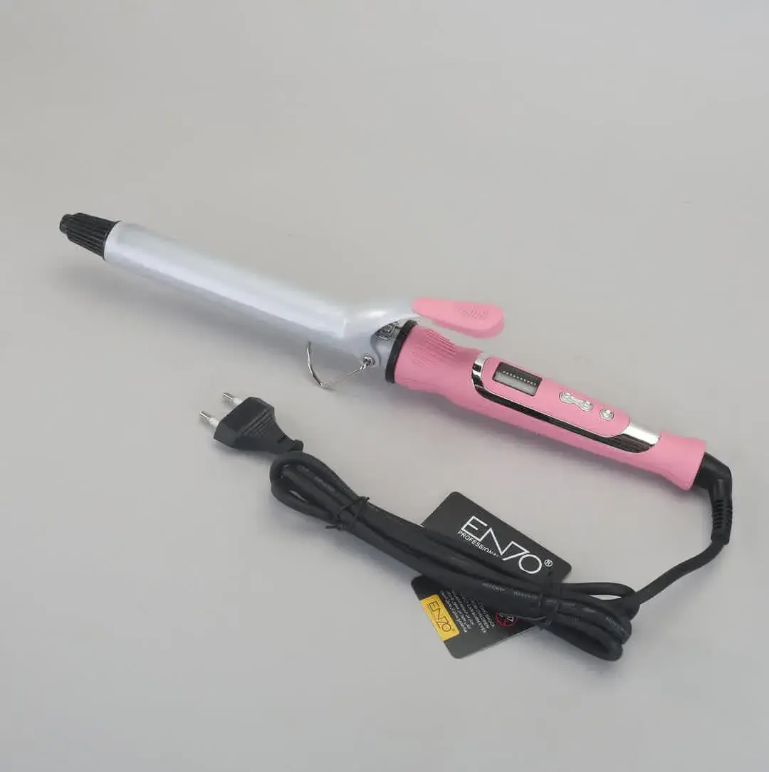 ENZO EN-3886 Lisseur et Boucleur 2 en 1 Plaques Céramiques Rose