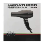 Gamma+ Megaturbo Professional 1900 sèche-cheveux tourmaline 1900 W sechoir Gamma