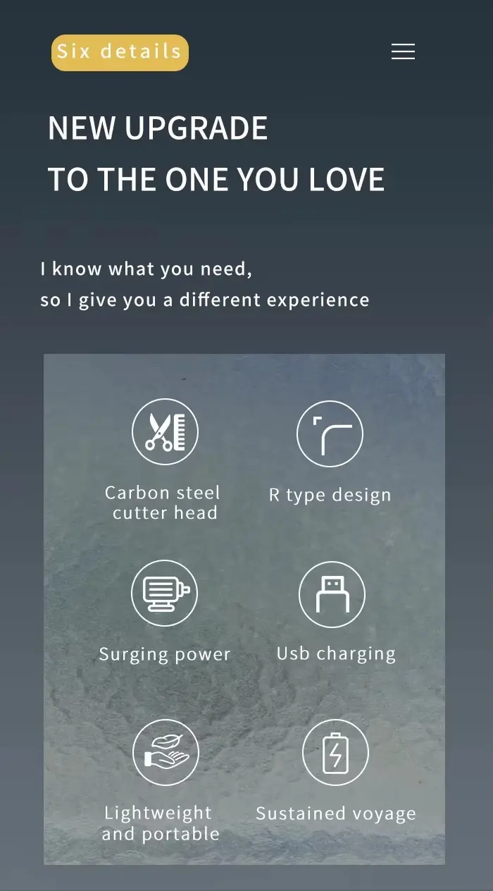 Kemei KM-1452 – Tondeuse professionnelle sans fil cheveux et barbe 5W batterie 1200 mAh recharge USB rapide