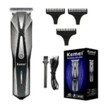 Kemei KM-1452 – Tondeuse professionnelle sans fil cheveux et barbe 5W batterie 1200 mAh recharge USB rapide