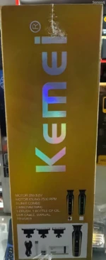 Kemei KM-1583 – Tondeuse professionnelle sans fil cheveux et barbe batterie 1500 mAh autonomie longue