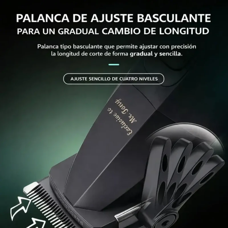 KEMEI KM-1819 Tondeuse Pro avec levier Cheveux et Barbe 7000 Tr/min 1200 mAh – tondeuse avec levier