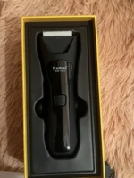 Kemei Km-1849 Tondeuse corporelle électrique sans fil de haute qualité pour hommes, étanche, pour la zone intime tondeuse zone intime