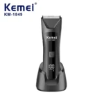 Kemei Km-1849 Tondeuse corporelle électrique sans fil de haute qualité pour hommes, étanche, pour la zone intime tondeuse zone intime