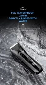 Kemei Km-1849 Tondeuse corporelle électrique sans fil de haute qualité pour hommes, étanche, pour la zone intime tondeuse zone intime