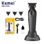 KEMEI KM-PG2299 – Tondeuse Professionnelle T-Blade 7000 RPM Batterie 1200 mAh tonduese kemei