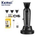 KEMEI KM-PG2299 – Tondeuse Professionnelle T-Blade 7000 RPM Batterie 1200 mAh tonduese kemei