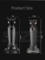 KEMEI KM-PG2299 – Tondeuse Professionnelle T-Blade 7000 RPM Batterie 1200 mAh tonduese kemei