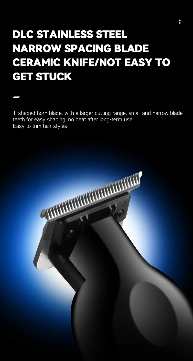KEMEI KM-PG2299 – Tondeuse Professionnelle T-Blade – avec support 7000 RPM Batterie 1200 mAh tonduese kemei