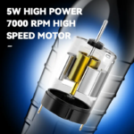 KEMEI KM-PG2299 – Tondeuse Professionnelle T-Blade – avec support 7000 RPM Batterie 1200 mAh tonduese kemei