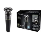 MAC MC-8819 – Rasoir Électrique Rotatif 4 Têtes Rechargeable rasoir 4 boules Rasoir Électrique mac