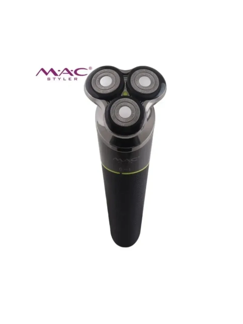 MAC MC-8819 – Rasoir Électrique Rotatif 4 Têtes Rechargeable rasoir 4 boules Rasoir Électrique mac