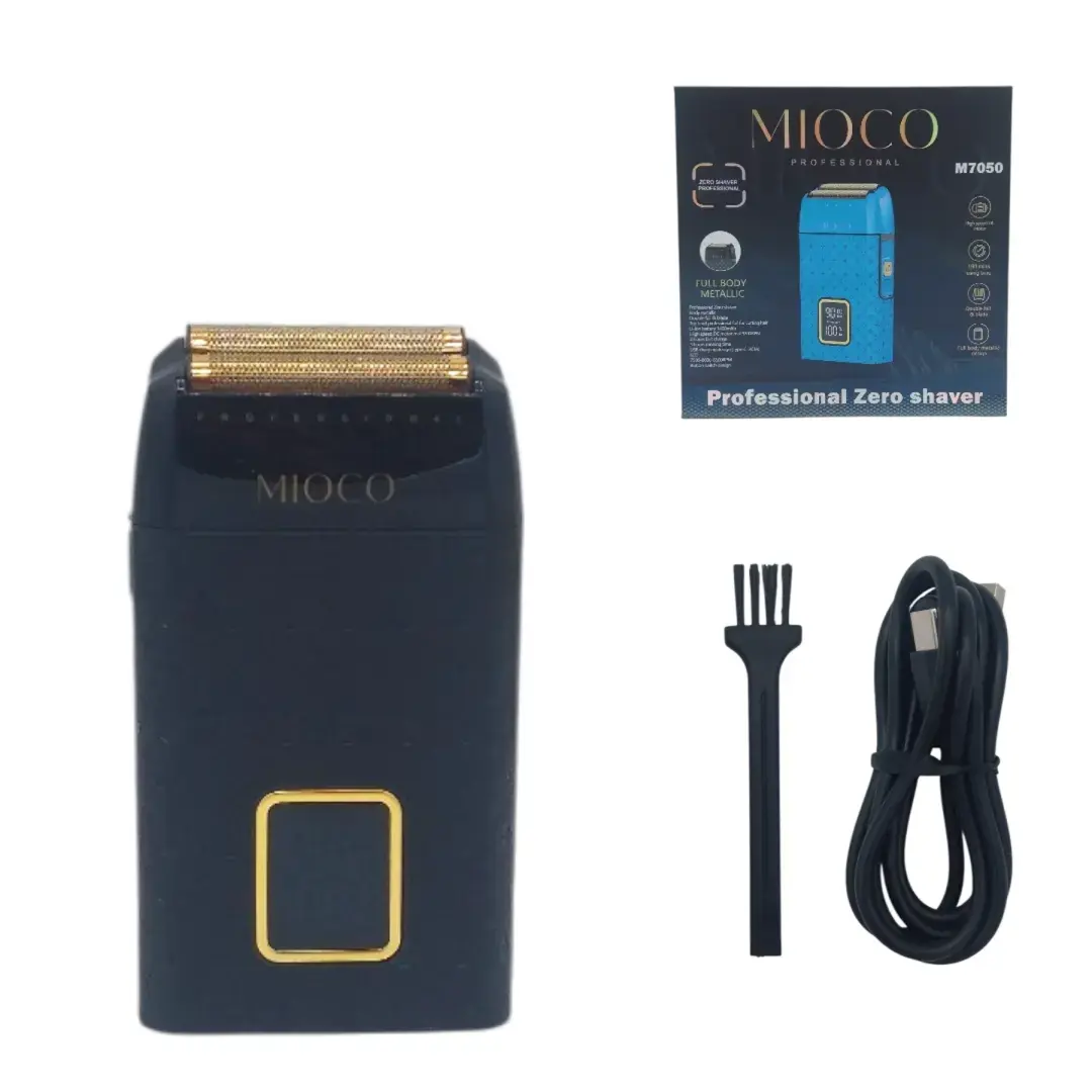MIOCO M7050 – Rasoir Électrique Professionnel 8500 RPM Batterie 1300 mAh – bleu MIOCO M7050 – Rasoir Électrique Professionnel 8500 RPM Batterie 1300 mAh – bleu rasoir mioco