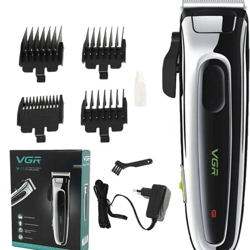 VGR V-018 Tondeuse Pro Cheveux et Barbe 10 W Autonomie 180 Minutes tondeuse 10W tondeuse avec levier