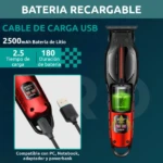 VGR V-226 – Tondeuse de finition professionnelle sans fil 7W batterie 2500 mAh Tondeuse professionnelle tondeuse vgr