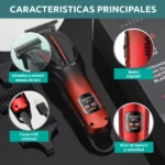 VGR V-226 – Tondeuse de finition professionnelle sans fil 7W batterie 2500 mAh Tondeuse professionnelle tondeuse vgr