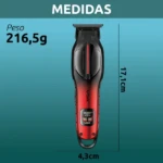 VGR V-226 – Tondeuse de finition professionnelle sans fil 7W batterie 2500 mAh Tondeuse professionnelle tondeuse vgr