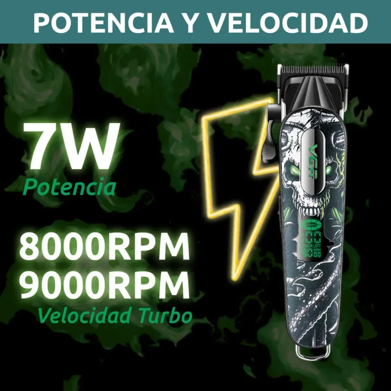 VGR V-279 tondeuse sans fil avec bras – moteur 9000 tr/min batterie 2500 mAh tondeuse avec levier Tondeuse professionnelle