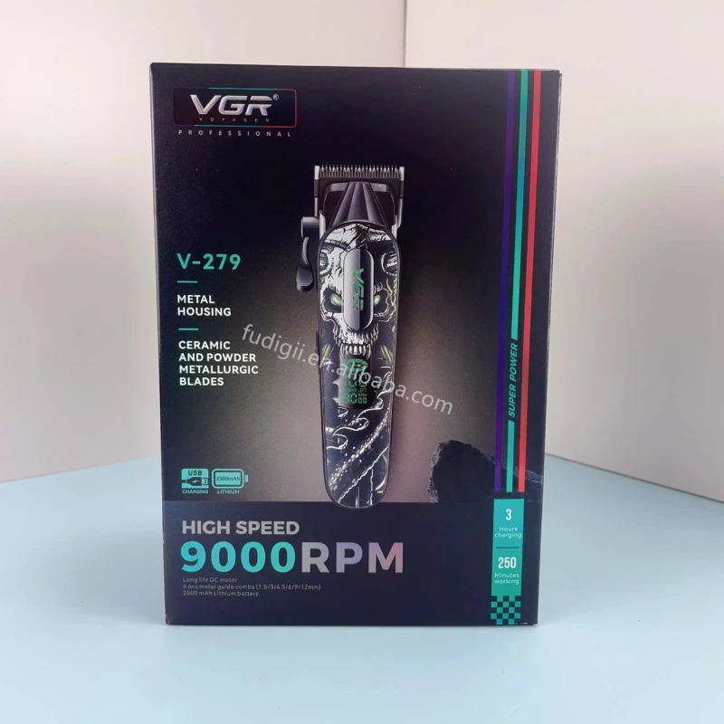 VGR V-279 tondeuse sans fil avec bras – moteur 9000 tr/min batterie 2500 mAh tondeuse avec levier Tondeuse professionnelle