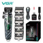 VGR V-279 tondeuse sans fil avec bras – moteur 9000 tr/min batterie 2500 mAh tondeuse avec levier Tondeuse professionnelle