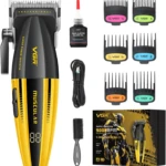 VGR V-937 – Tondeuse professionnelle avec bras levier tondeuse dégradé – cheveux & barbe rechargeable batterie 2000 mAh tondeuse avec levier tondeuse vgr