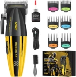 VGR V-937 – Tondeuse professionnelle avec bras levier tondeuse dégradé – cheveux & barbe rechargeable batterie 2000 mAh tondeuse avec levier tondeuse vgr