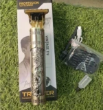Vintage T9 tondeuse pro pour barbe et cheveux batterie 1200 mAh rechargeable par USB doré gold tondeuse bon prix