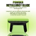 Tondeuse à cheveux professionnelle Kemei KM-1863, tondeuse électrique rechargeable pour barbier, machine de coupe à zéro espacement 0 mm pour gravures et coupes
