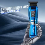 Kemei KM-2797 double tonduse pack tondeuse pro – moteur 9000rpm – 8/10W – usage 260 mins double tondeuse tondeuse avec levier