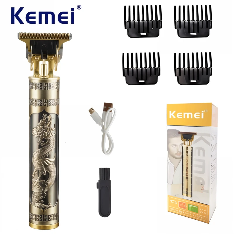 Kemei KM-T9 professionnel électrique tondeuse à cheveux sans fil tondeuse à cheveux hommes tondeuse à cheveux rasoir électrique tondeuse à cheveux