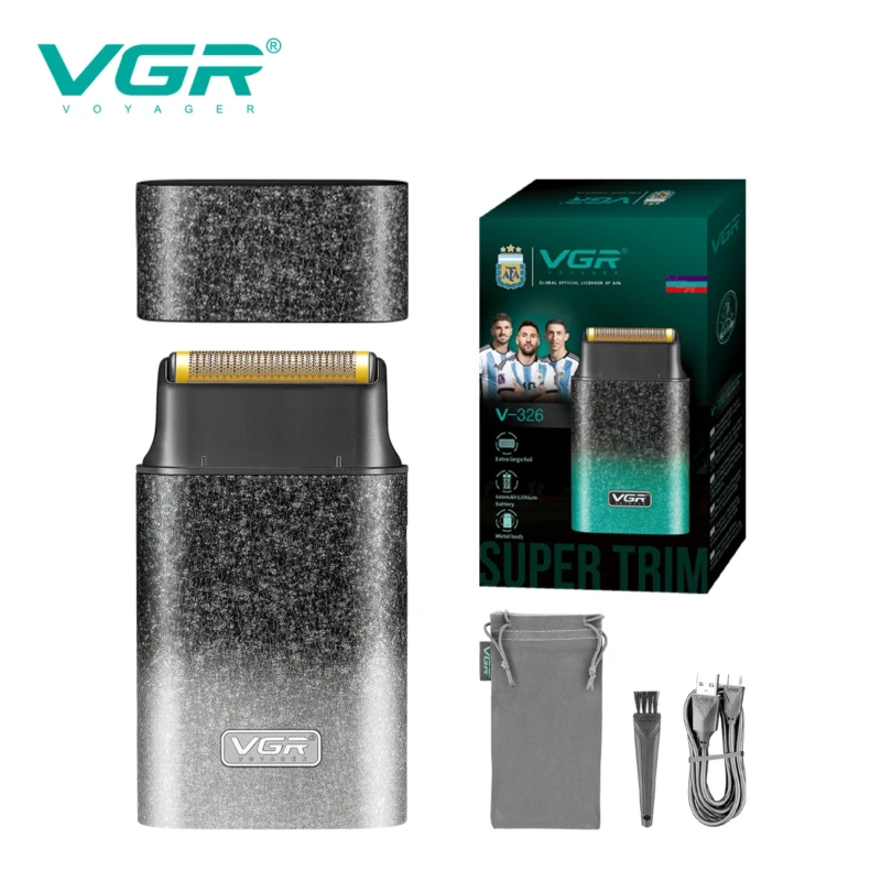 VGR V-326 rasoir élechtrique à lames oscillantes VGR, corps mat dégradé, ,