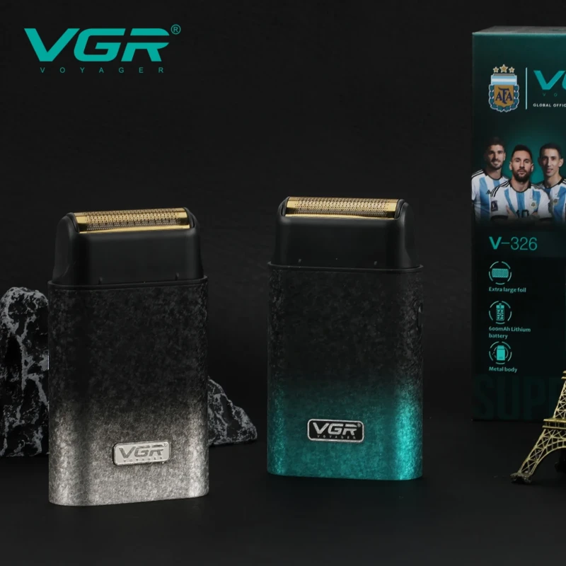 VGR V-326 rasoir élechtrique à lames oscillantes VGR, corps mat dégradé, ,