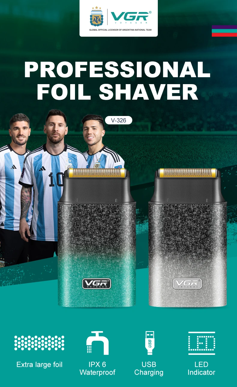 VGR V-326 – Rasoir Électrique Professionnel IPX6 Affichage Numérique (Beard Shaver) VGR V-326 – Rasoir Électrique Professionnel IPX6 Affichage Numérique (Beard Shaver) -