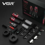 VGR V-886 S2 pack tondeuse à cheveux haut de gamme deux pièces ensemble 9000 tr/min 8W Tondeuse professionnelle