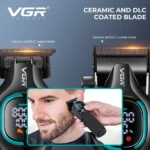 VGR V-886 S2 pack tondeuse à cheveux haut de gamme deux pièces ensemble 9000 tr/min 8W Tondeuse professionnelle