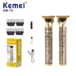 Kemei KM-T9 professionnel électrique tondeuse à cheveux sans fil tondeuse à cheveux hommes tondeuse à cheveux rasoir électrique tondeuse à cheveux tondeuse bon prix