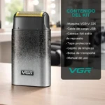VGR V-326 – Rasoir Électrique Professionnel IPX6 Affichage Numérique (Beard Shaver) rasoir électrique vgr
