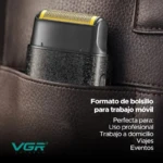 VGR V-326 – Rasoir Électrique Professionnel IPX6 Affichage Numérique (Beard Shaver) rasoir électrique vgr