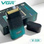 VGR V-326 – Rasoir Électrique Professionnel IPX6 Affichage Numérique (Beard Shaver) rasoir électrique vgr