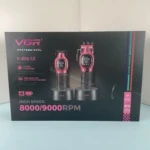 VGR V-886 S2 pack tondeuse à cheveux haut de gamme deux pièces ensemble 9000 tr/min 8W Tondeuse professionnelle