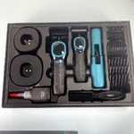VGR V-886 S2 pack tondeuse à cheveux haut de gamme deux pièces ensemble 9000 tr/min 8W Tondeuse professionnelle
