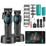 VGR V-886 S2 pack tondeuse à cheveux haut de gamme deux pièces ensemble 9000 tr/min 8W Tondeuse professionnelle